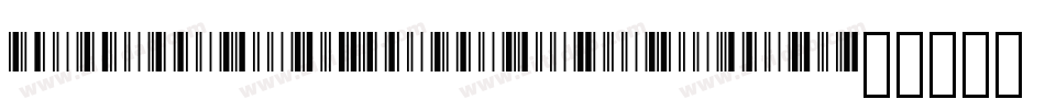 Libre Barcode字体转换